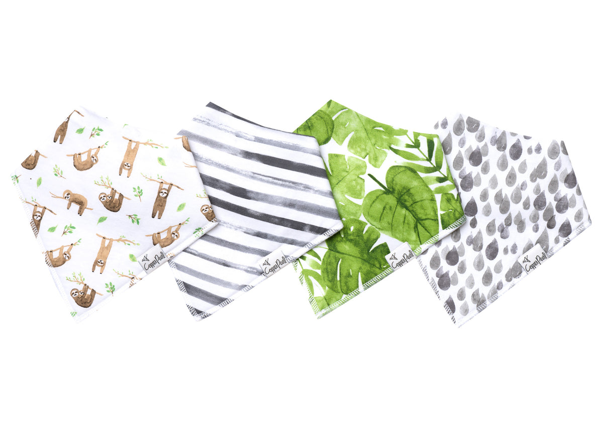 4 Pack Baby Bandana Bibs