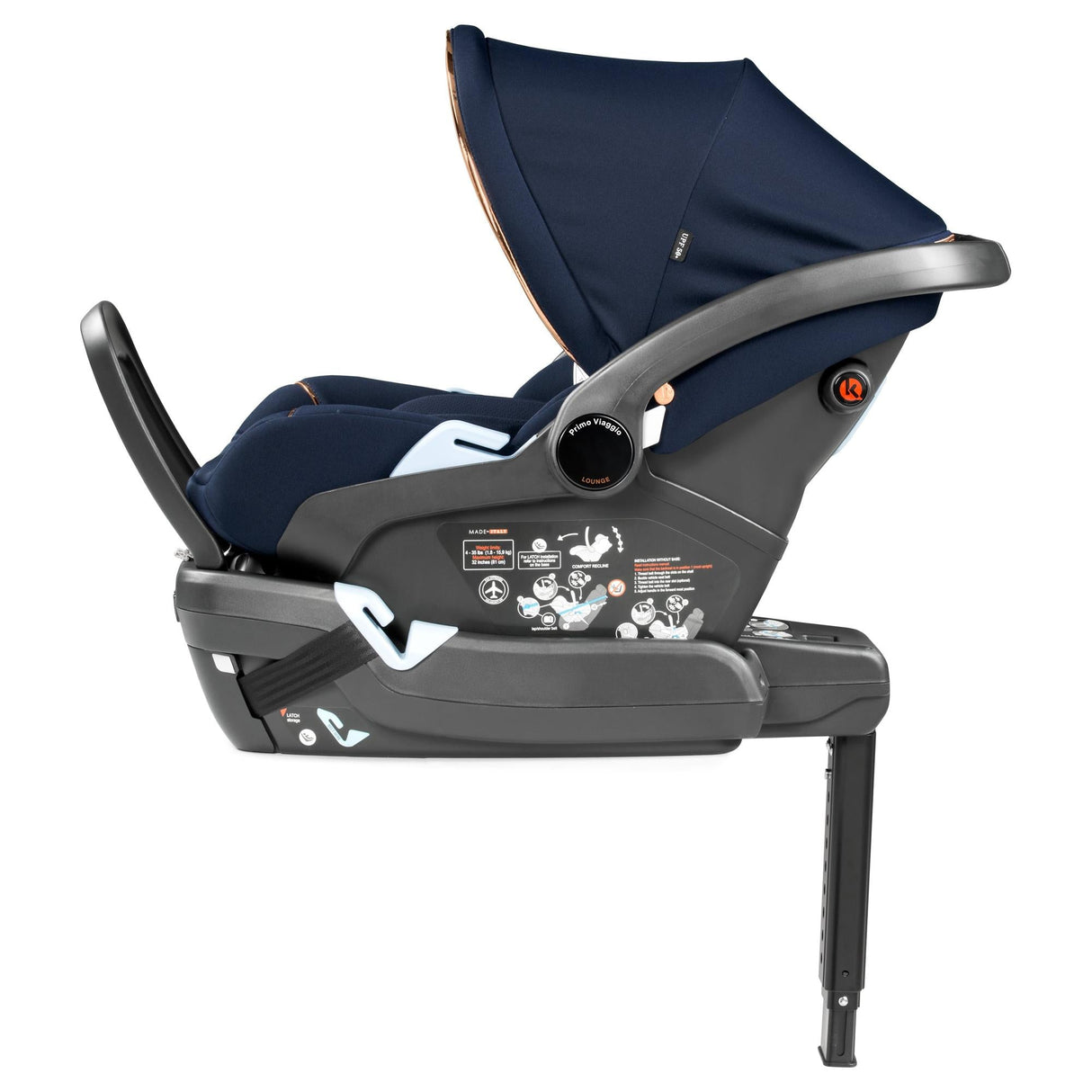 PEG Primo Viaggio Lounge Infant Car Seat + Load Leg Base