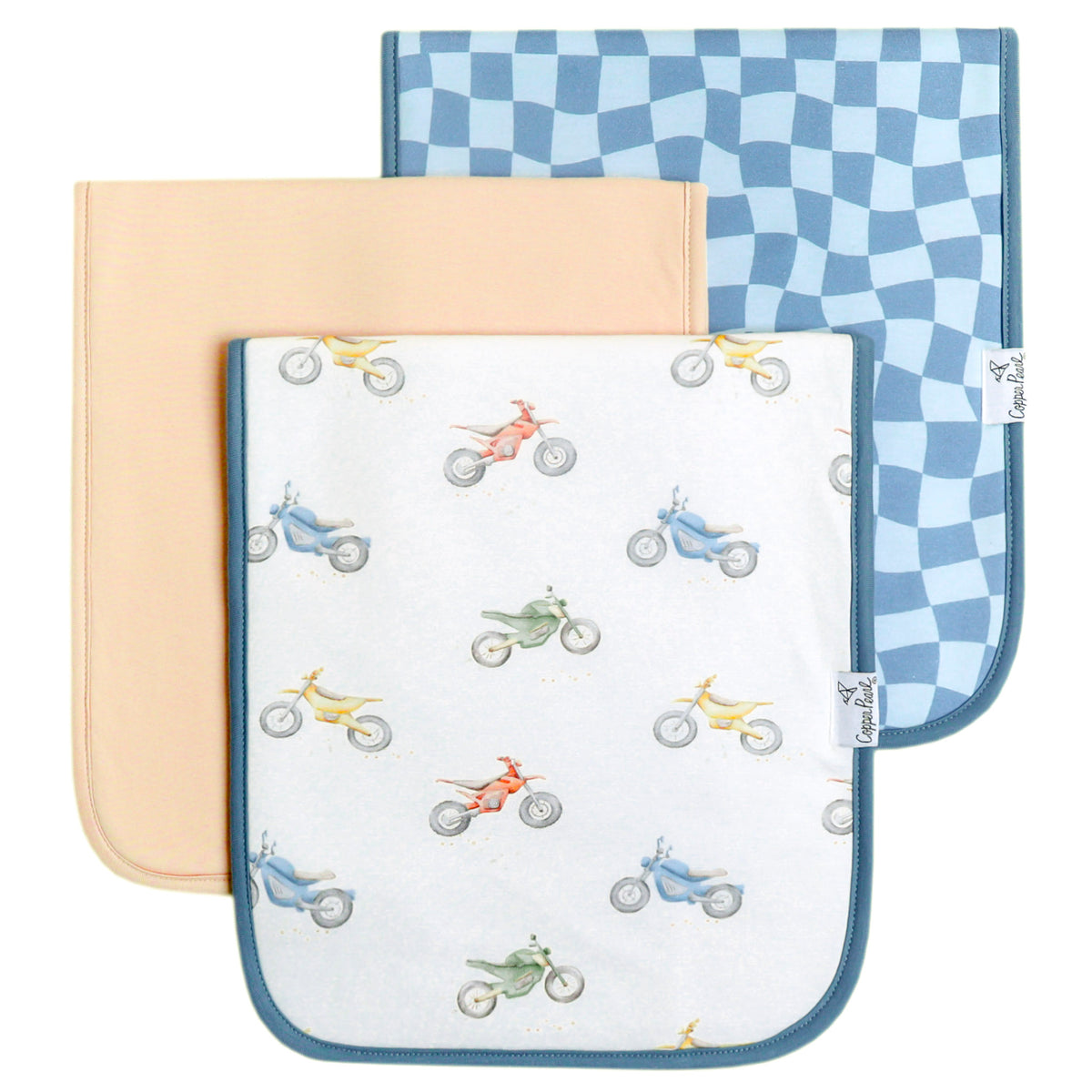 3 Pack Premium Burp Cloths