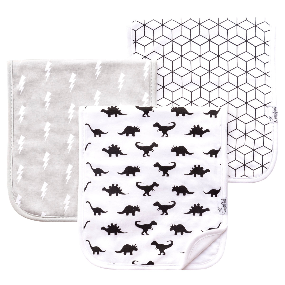 3 Pack Premium Burp Cloths