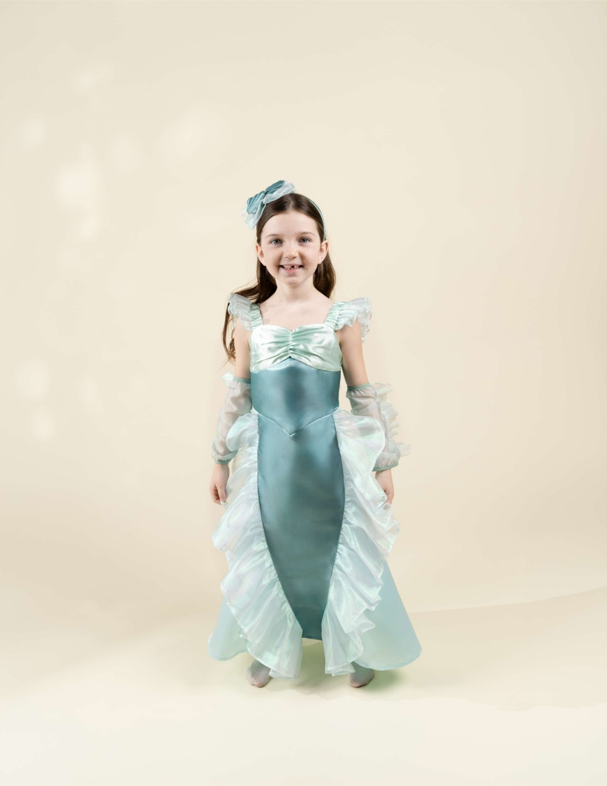 Iridescent Mermaid Play Costume with Headband