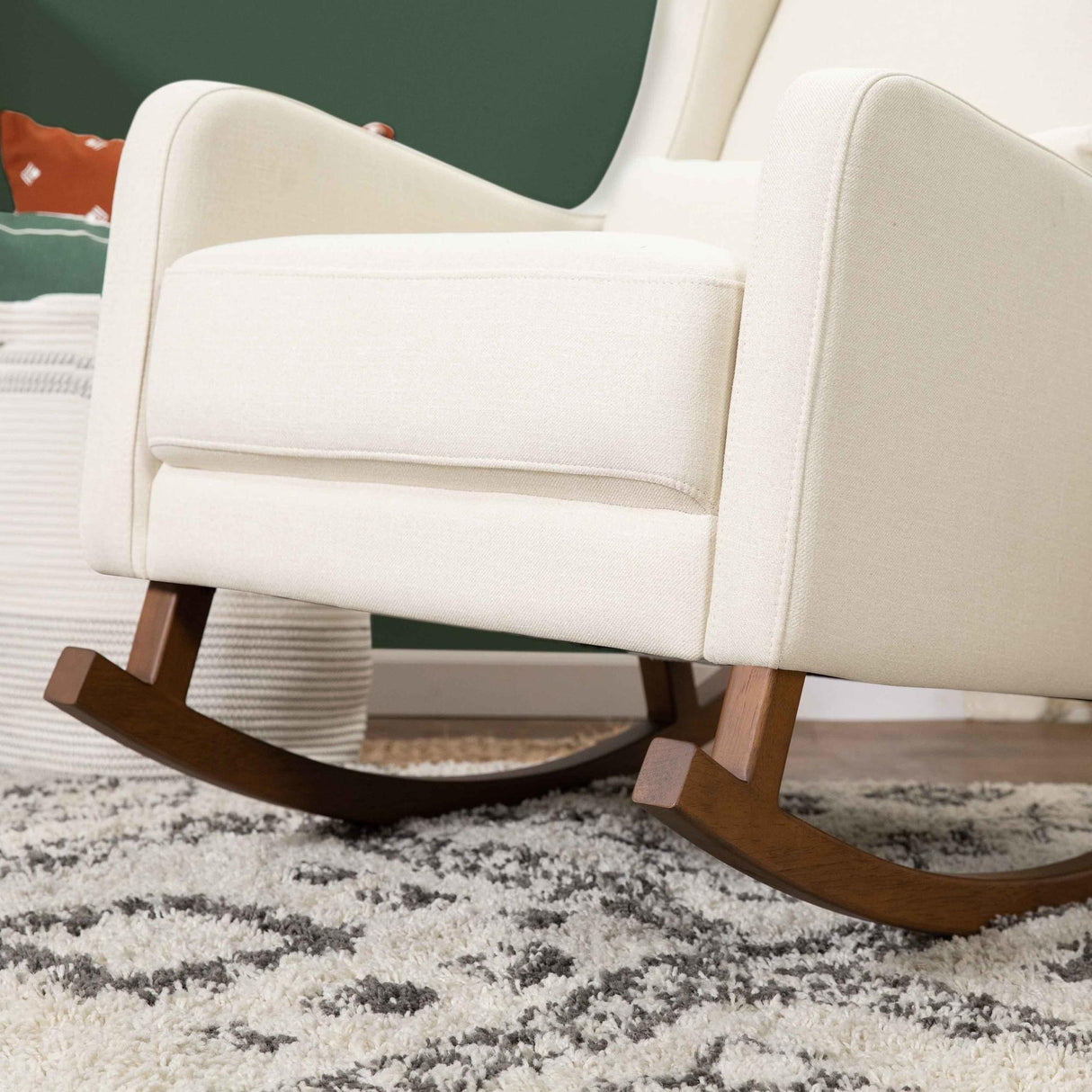 Babyletto Kai Rocker in Eco-Performance Fabric | Water Repellent & Stain Resistant