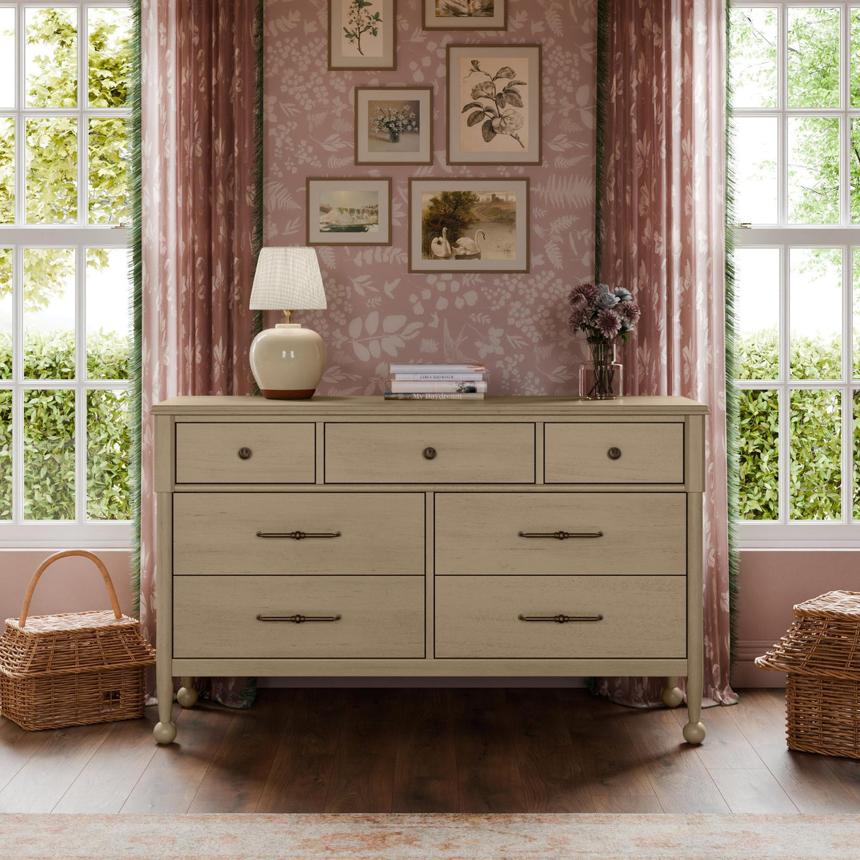 Namesake Alouette 7-Drawer Wide Dresser (56”)