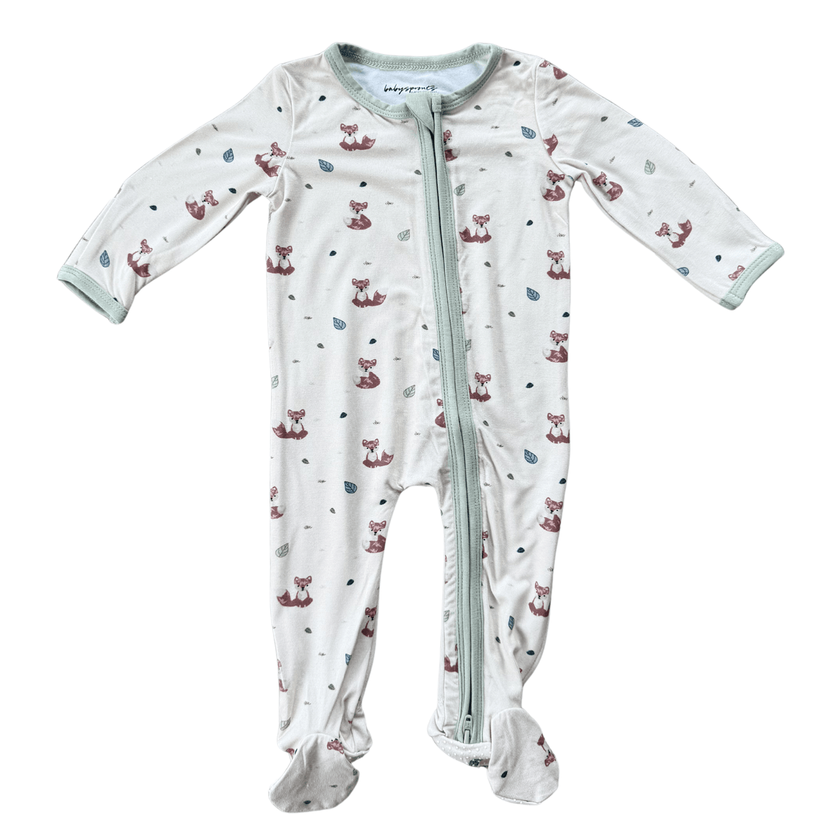 Baby Sprouts Fox Footie