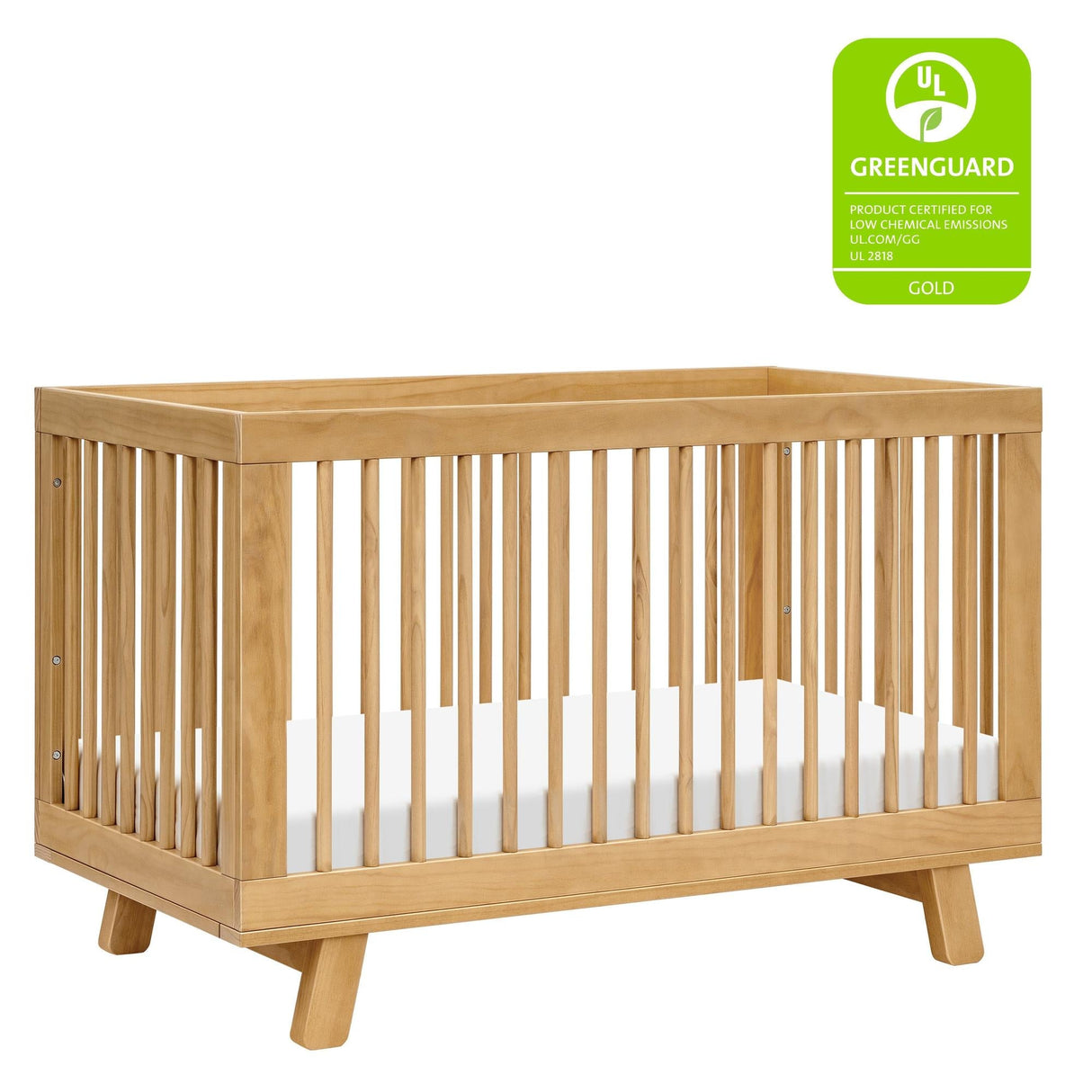 Babyletto Hudson 3-in-1 Convertible Crib with Toddler Bed Conversion Kit