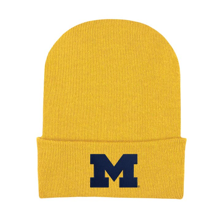 Michigan Knit Cap Gold