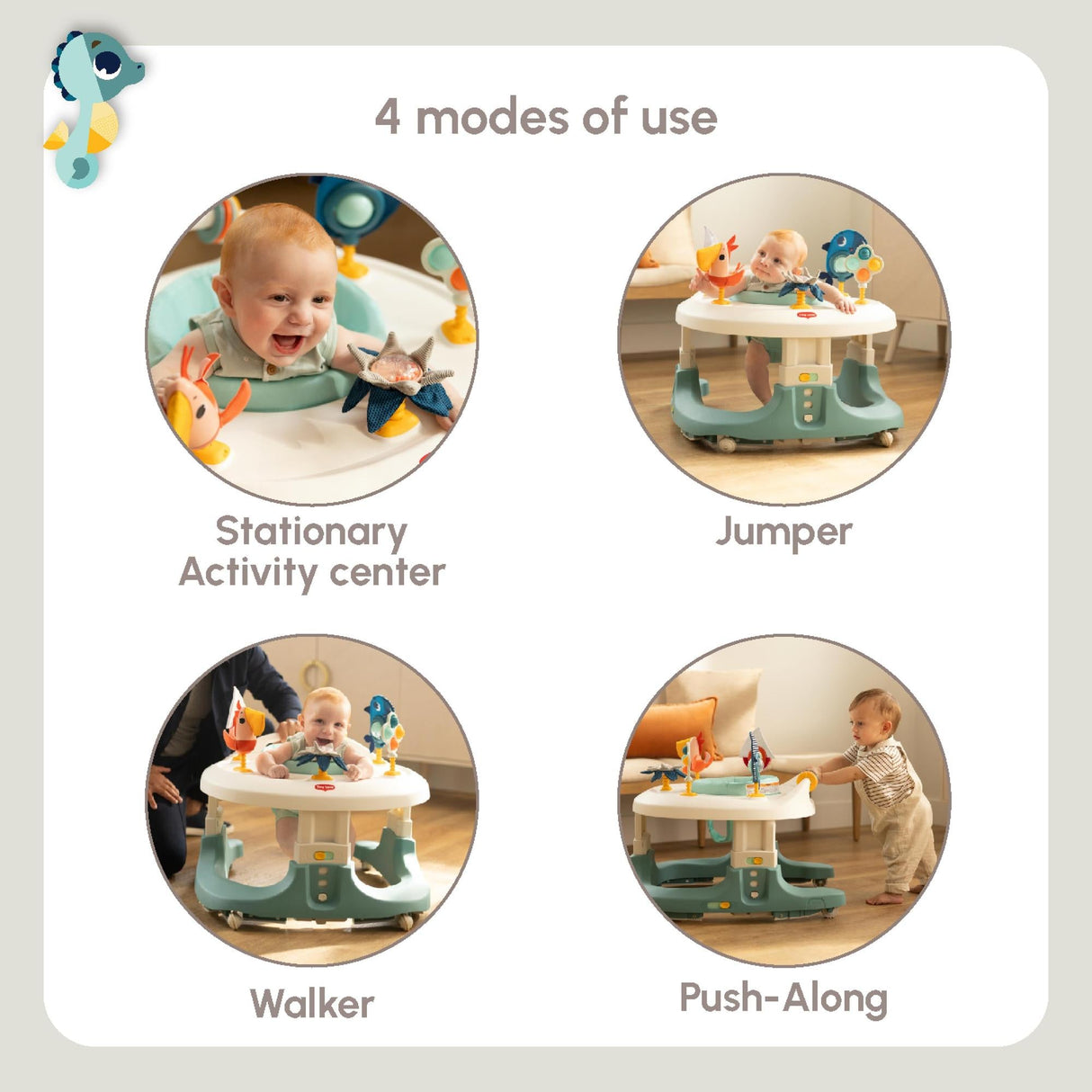 Tiny Love Tiny Mariners 4-in-1 Here I Grow Mobile Activity Center