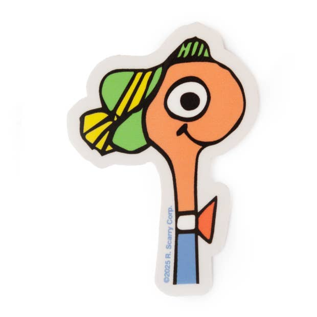 Richard Scarry Lowly Worm Sticker
