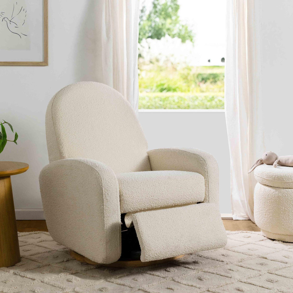 Babyletto Nami Electronic Recliner and Swivel Glider Recliner with USB port