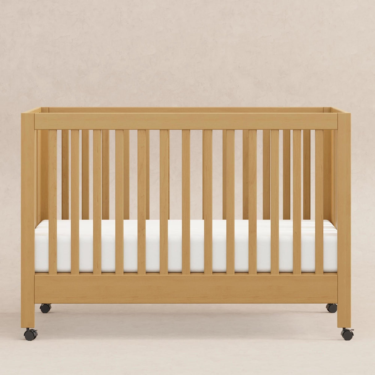 Babyletto Maki Portable Folding Crib with Toddler Bed Conversion Kit