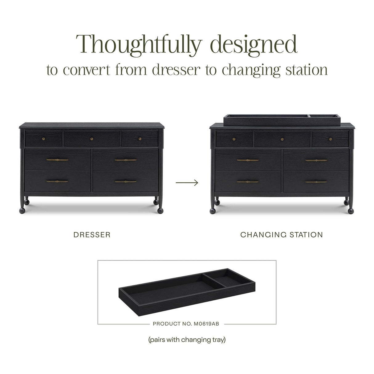 Namesake Alouette 7-Drawer Wide Dresser (56”)