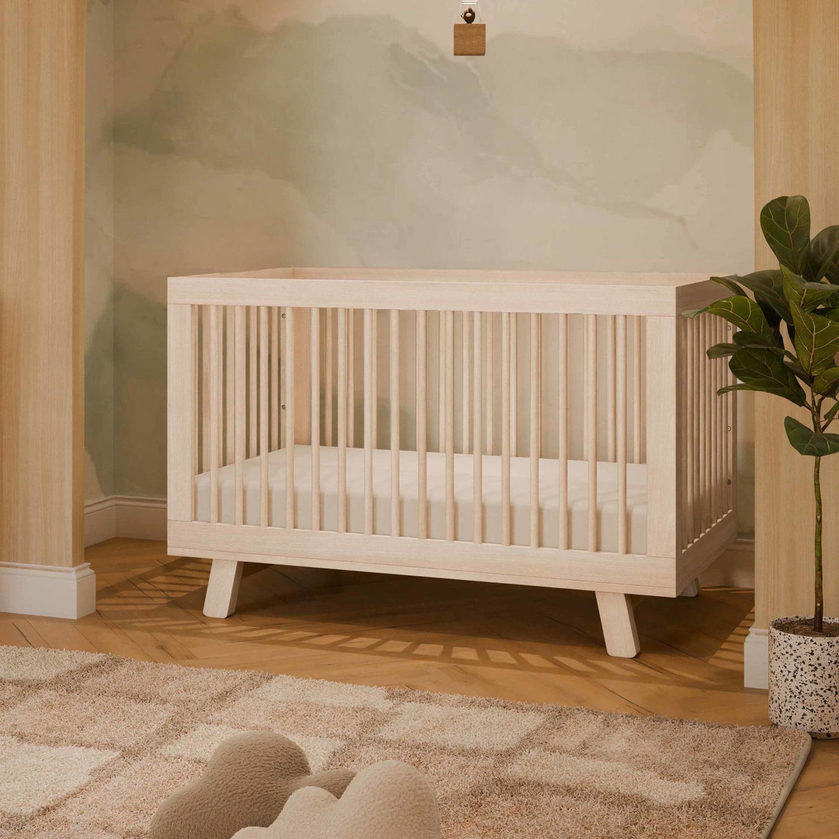 Babyletto Hudson 3-in-1 Convertible Crib with Toddler Bed Conversion Kit