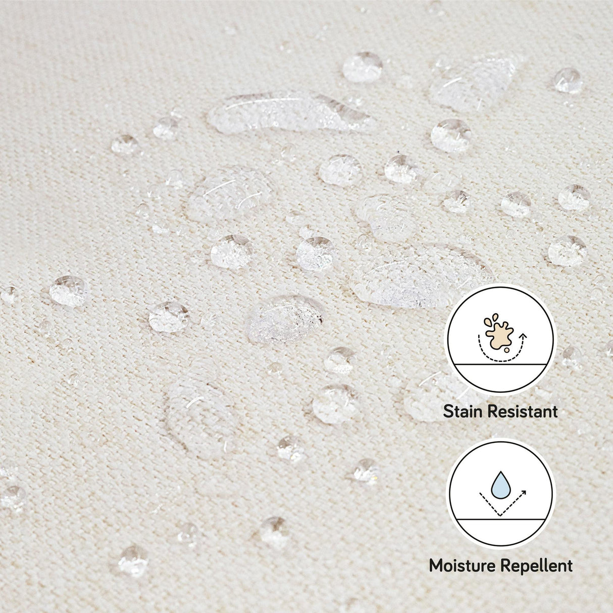 Babyletto Naka Storage Ottoman in Eco-Performance Fabric | Water Repellent & Stain Resistant