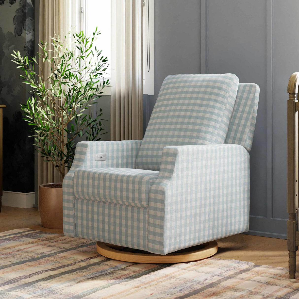 Namesake Crewe Electronic Recliner and Swivel Glider