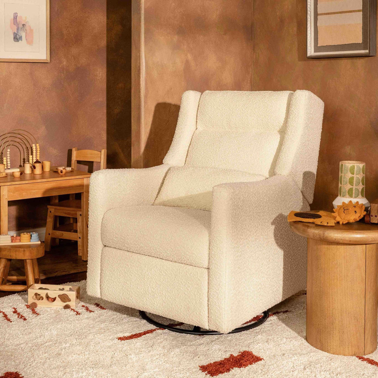 Babyletto Kiwi Plus Power Recliner and Swivel Glider with Power Adjustable Headrest and USB Port