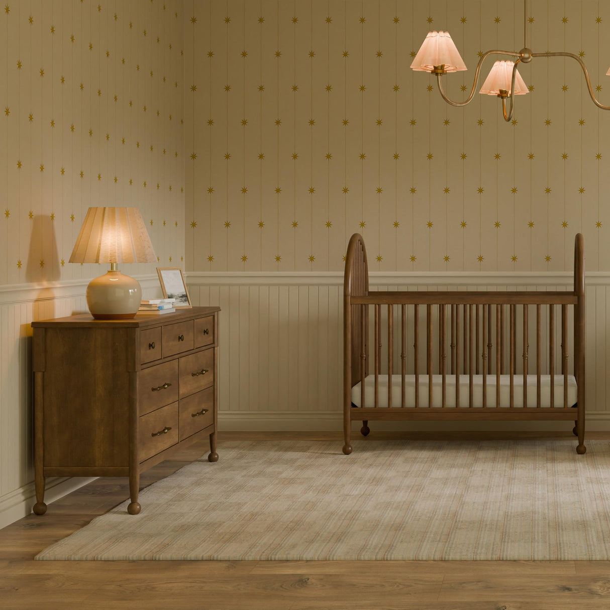 Namesake Alouette 3-in-1 Convertible Spindle Crib