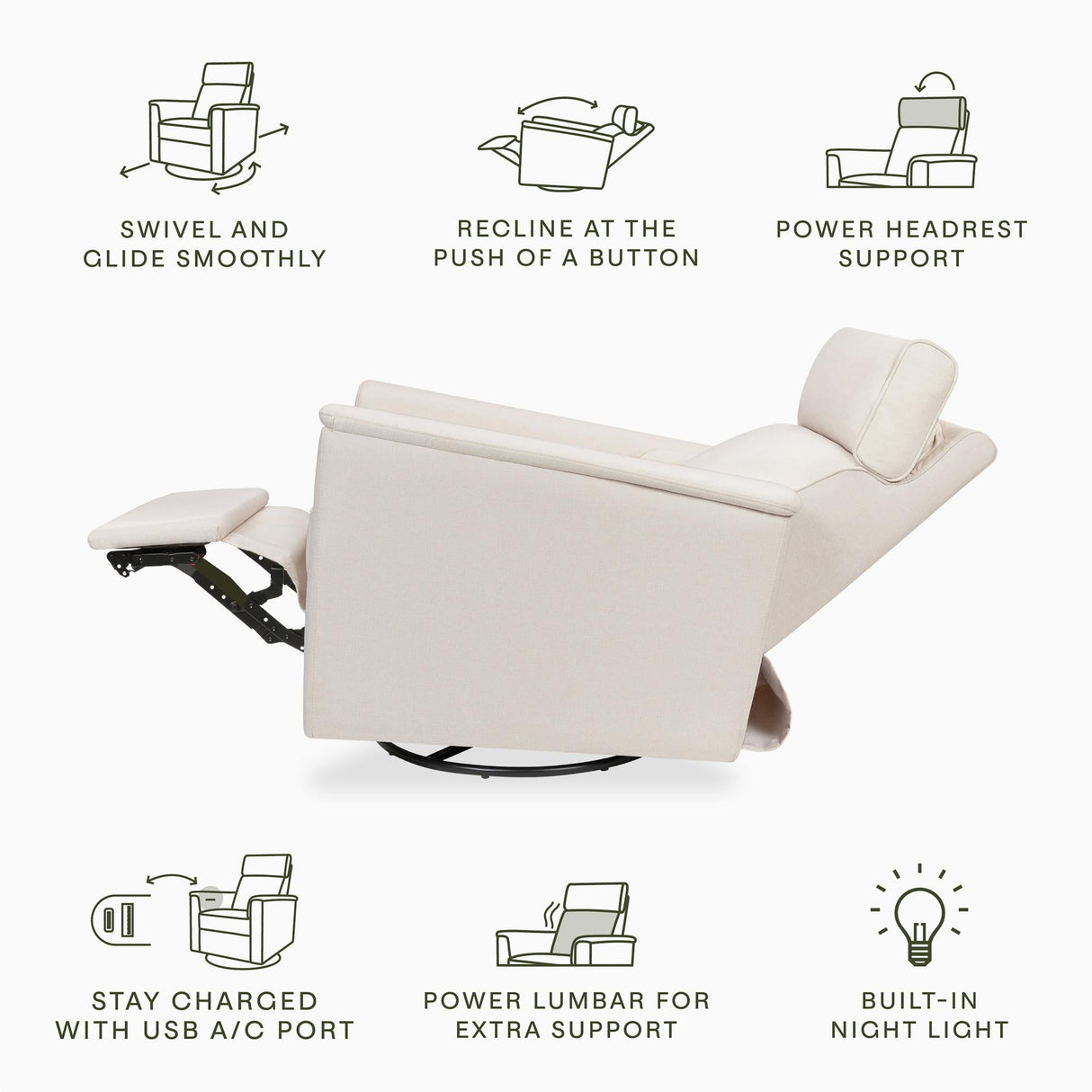 Namesake Willa Pro Power Recliner & Swivel Glider
