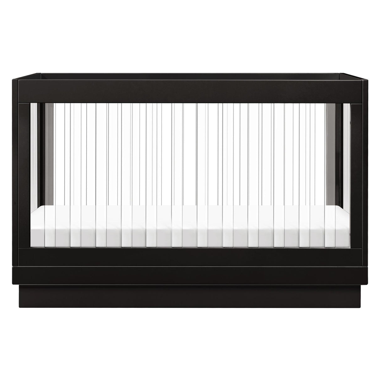 Babyletto Harlow Acrylic 3-in-1 Convertible Crib with Toddler Bed Conversion Kit