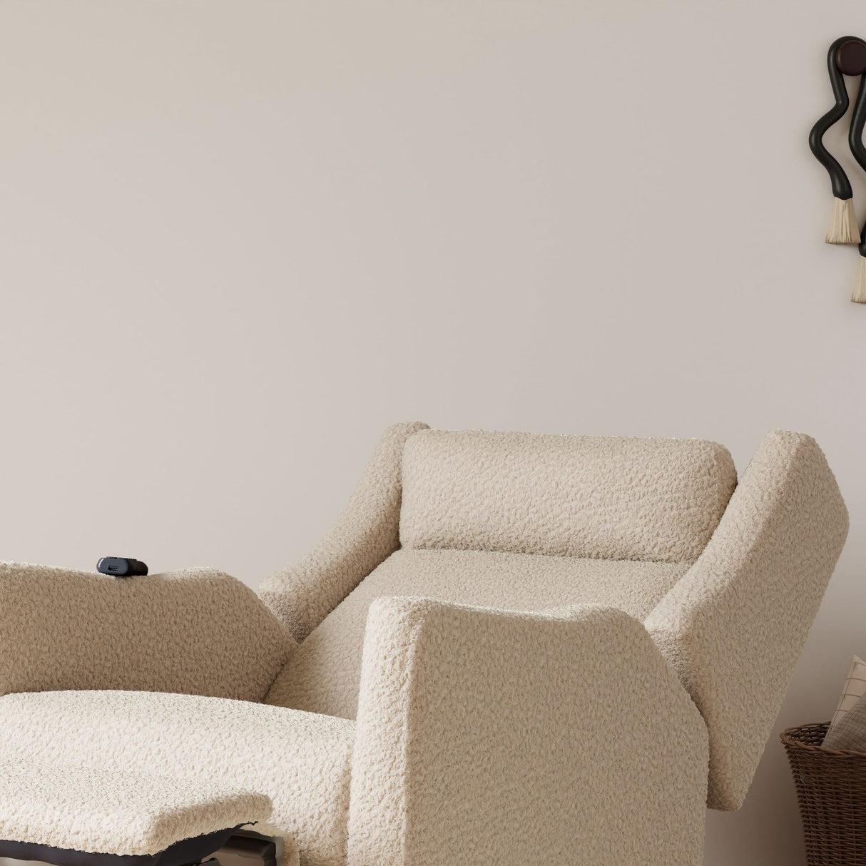 Babyletto Kiwi Deluxe Power Recliner & Swivel Glider with Heat and Massage
