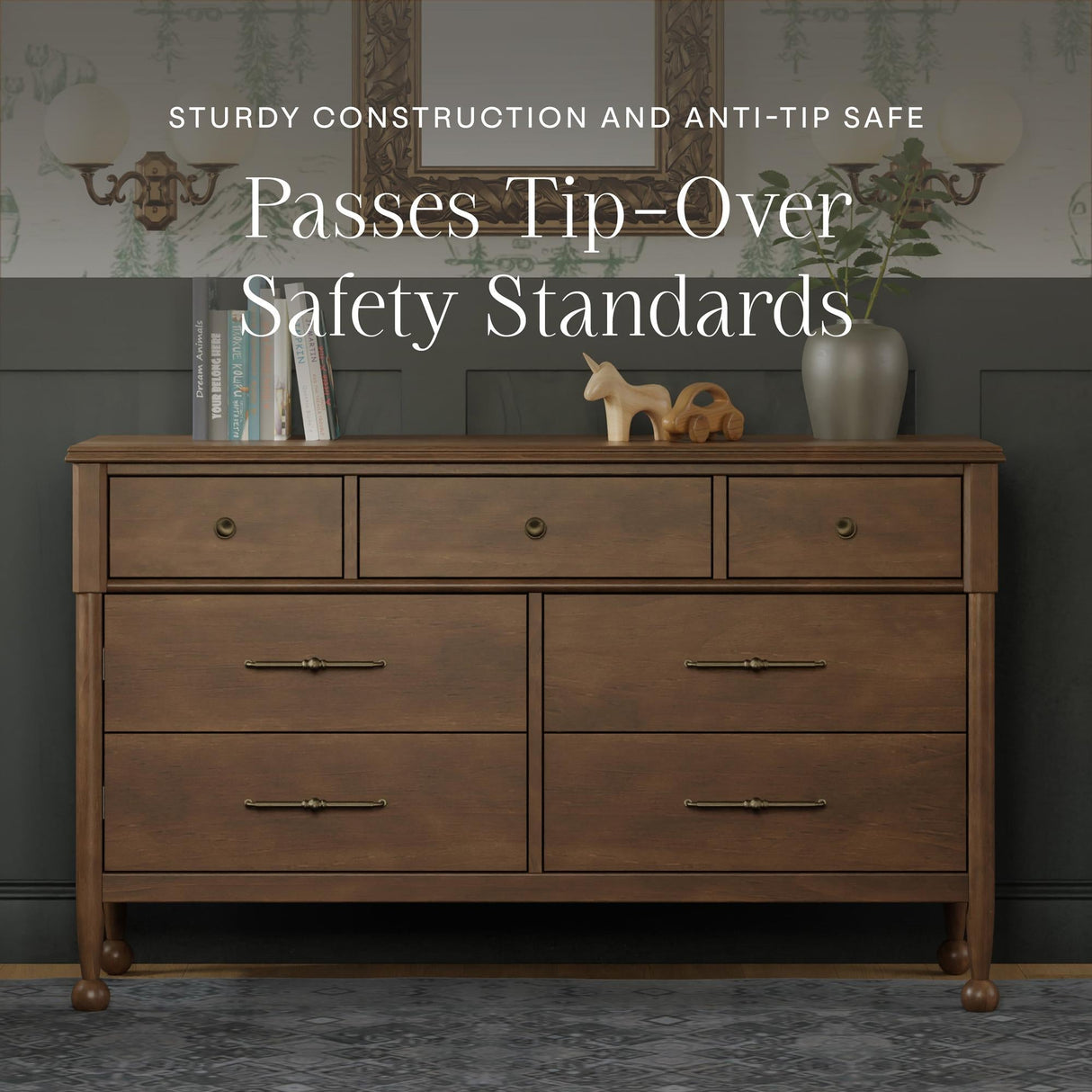 Namesake Alouette 7-Drawer Wide Dresser (56”)