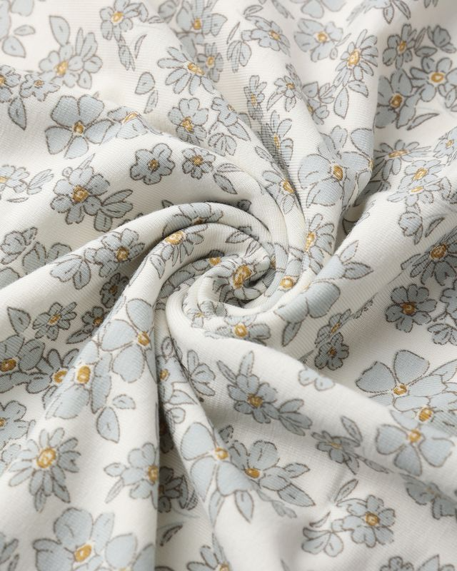 Bamboo Swaddle Blue Floral