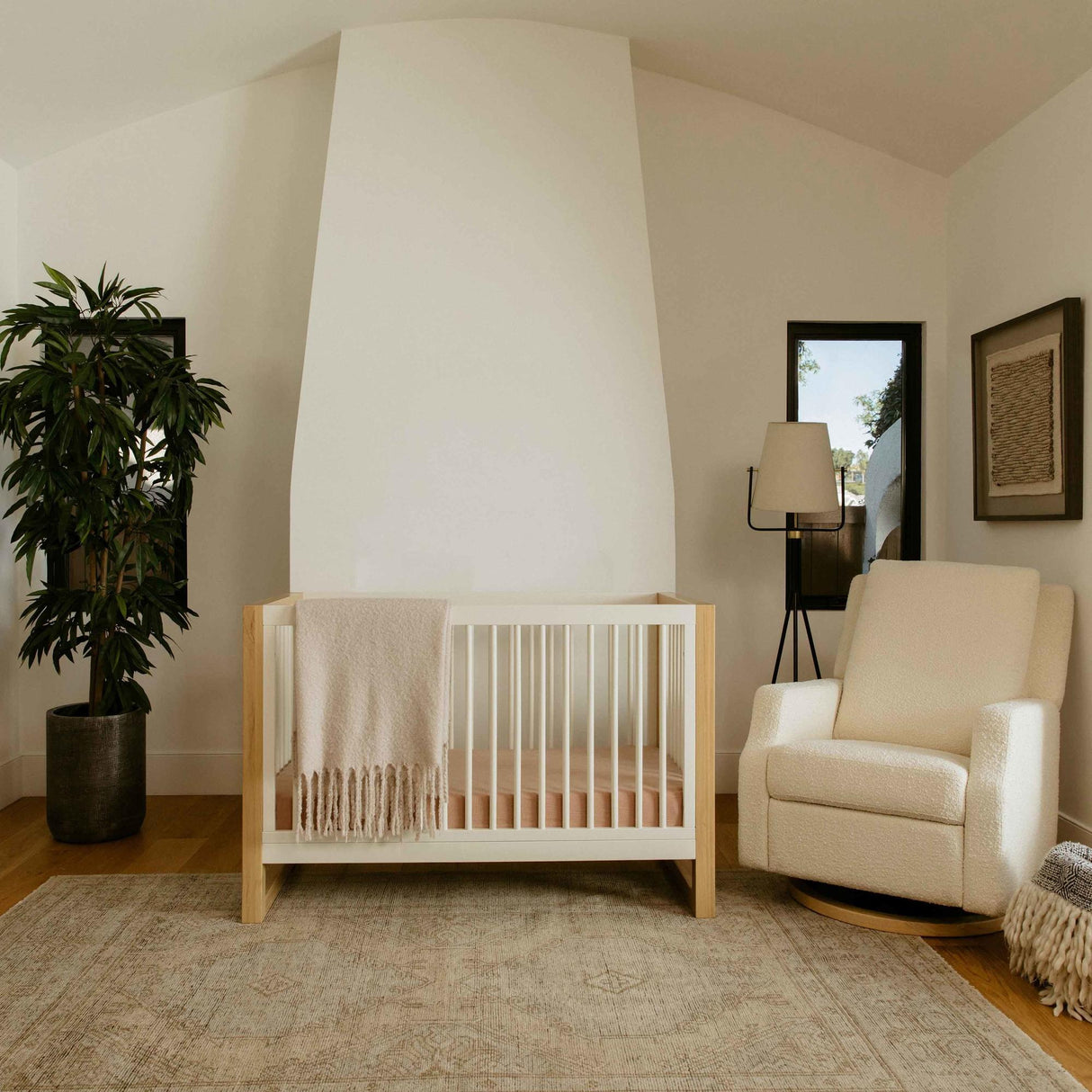 Namesake Nantucket 3-in-1 Convertible Crib with Toddler Bed Conversion Kit