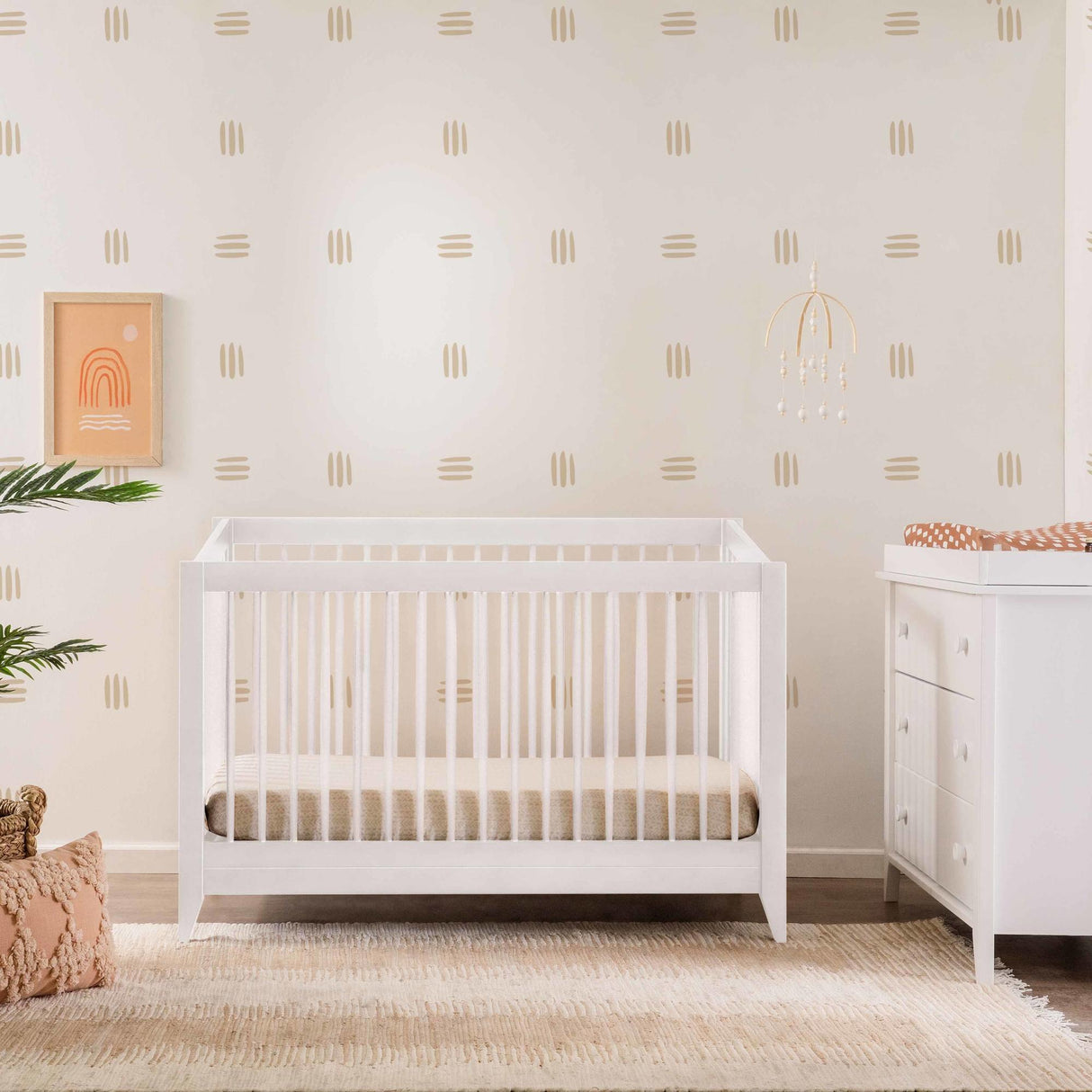 Babyletto Sprout 4-in-1 Convertible Crib with Toddler Bed Conversion Kit