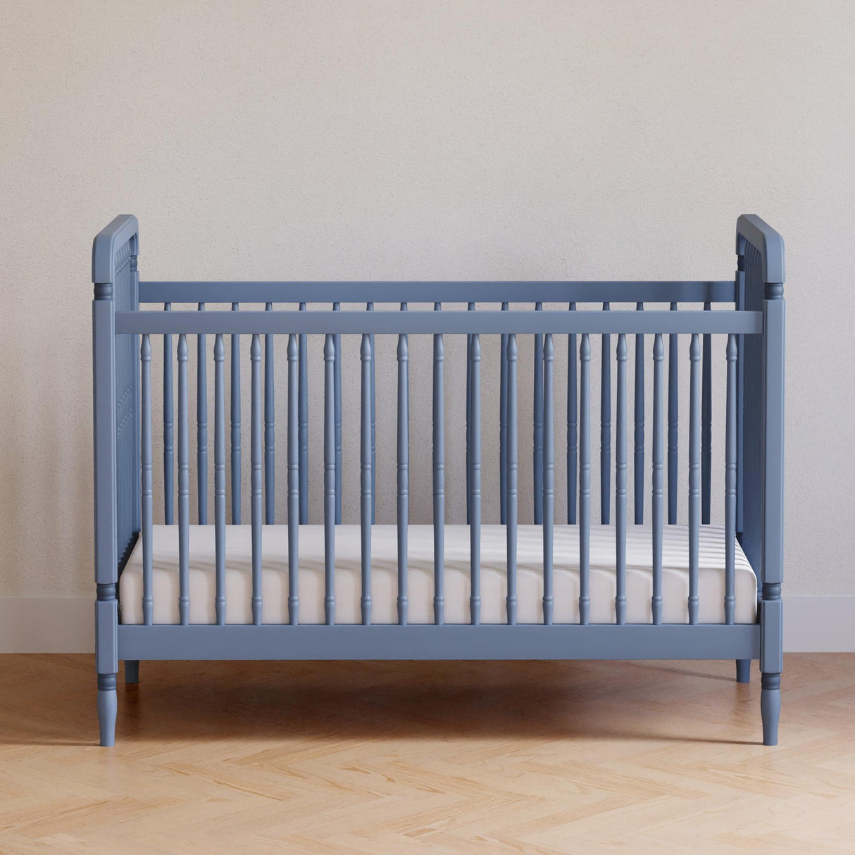 Namesake Liberty 3-in-1 Convertible Spindle Crib with Toddler Bed Conversion Kit