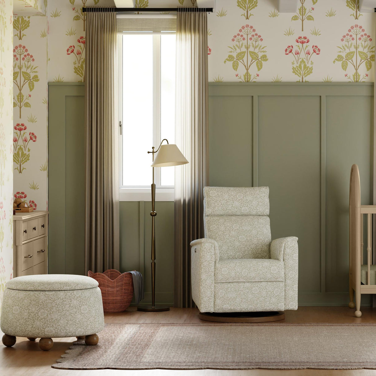 Morris & Co. x Namesake Tuffet Storage Ottoman