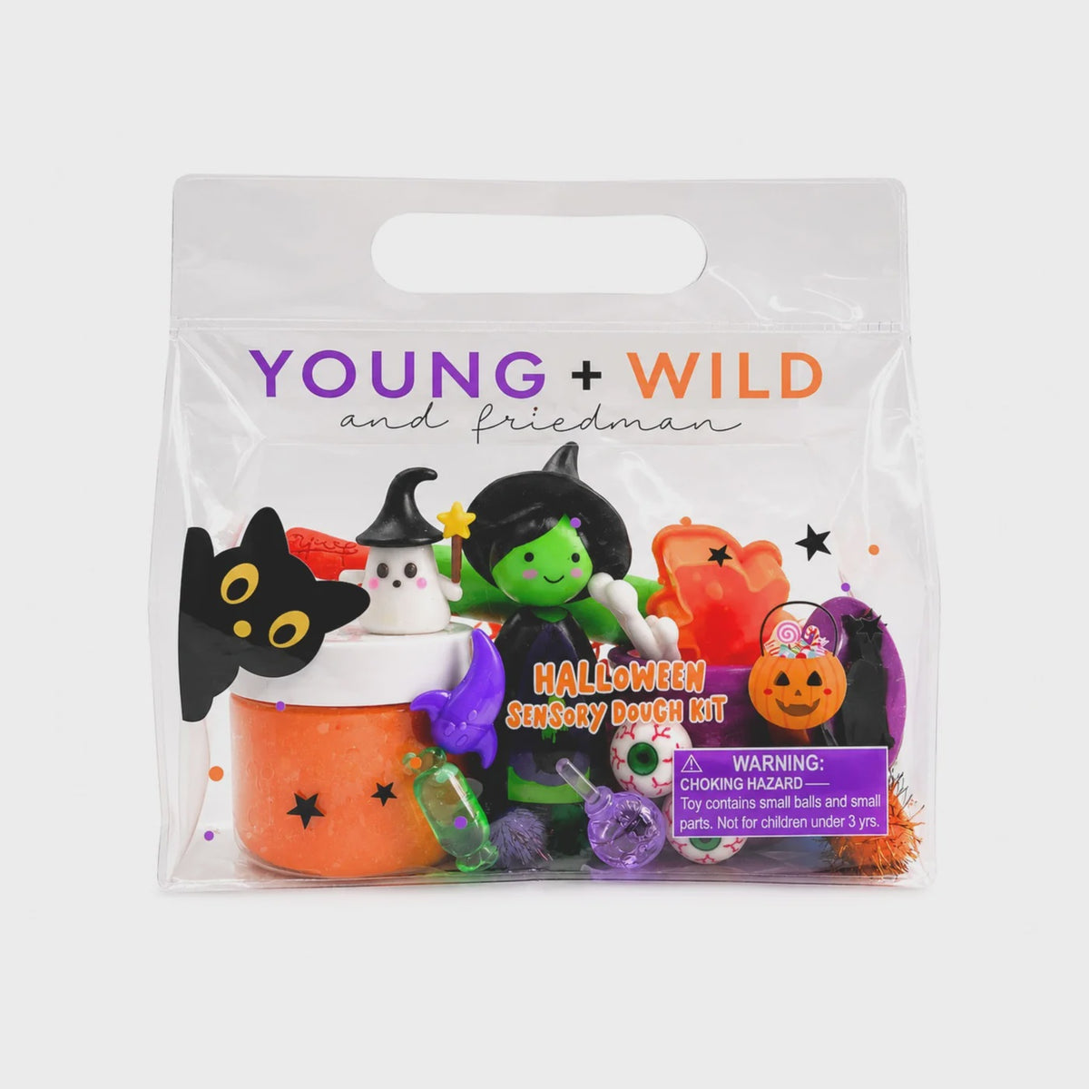 Young + Wild Friedman Sensory Dough Bag - Halloween