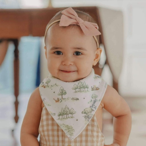 4 PACK BABY BANDANA BIBS - HUNDRED ACRE WOOD