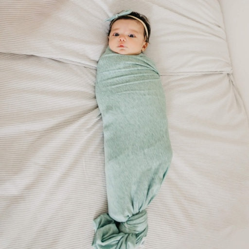 KNIT SWADDLE BLANKET - EMERSON