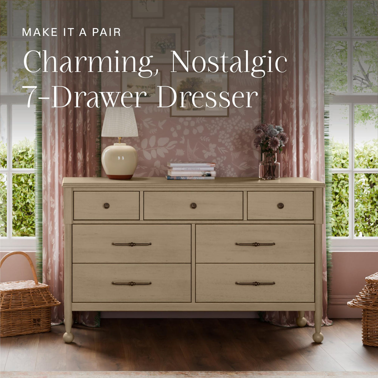 Namesake Alouette 3-in-1 Convertible Spindle Crib