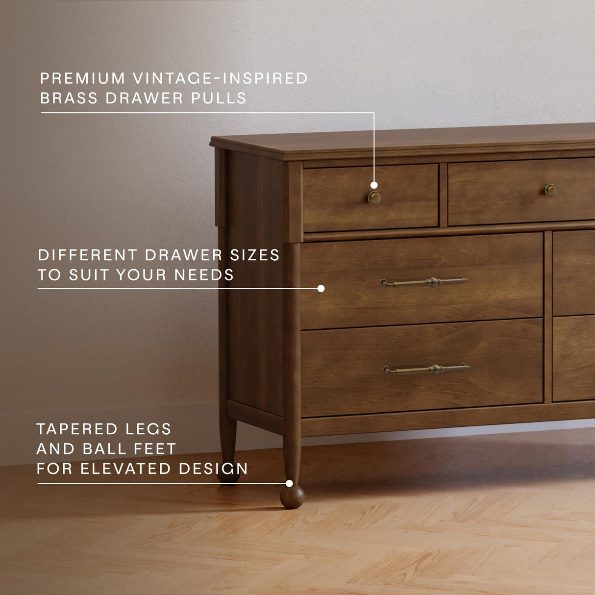 Namesake Alouette 7-Drawer Wide Dresser (56”)