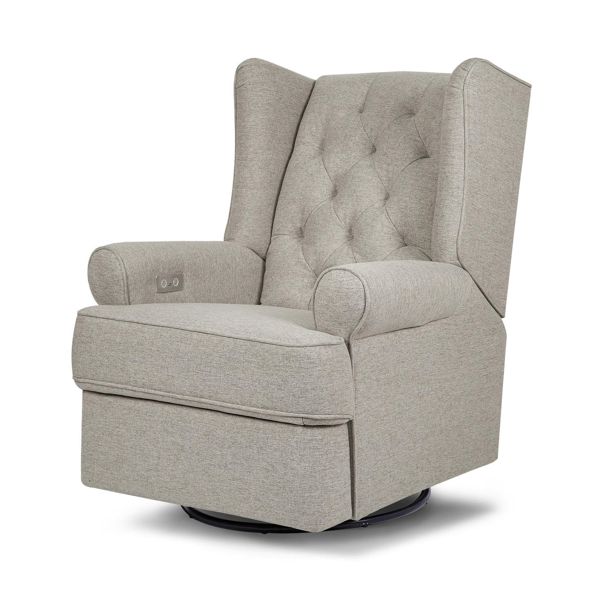 Namesake Harbour Electronic Recliner and Swivel Glider in Eco-Performance Fabric with USB port | Water Repellent & Stain Resistant