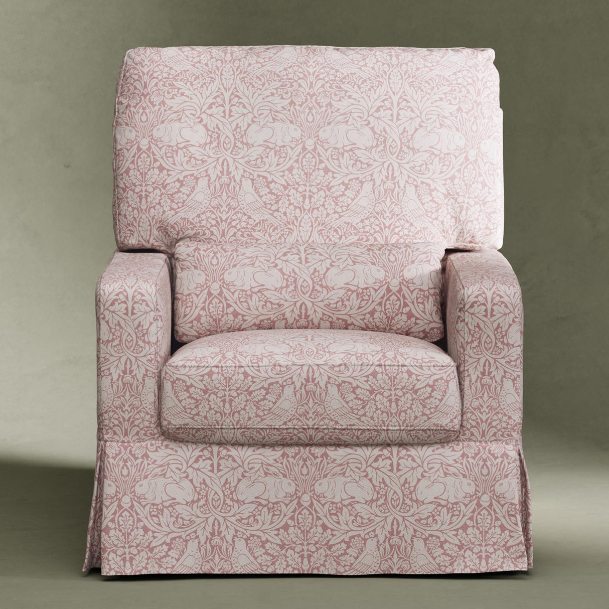Morris & Co. x Namesake Crawford Pillowback Comfort Swivel Glider