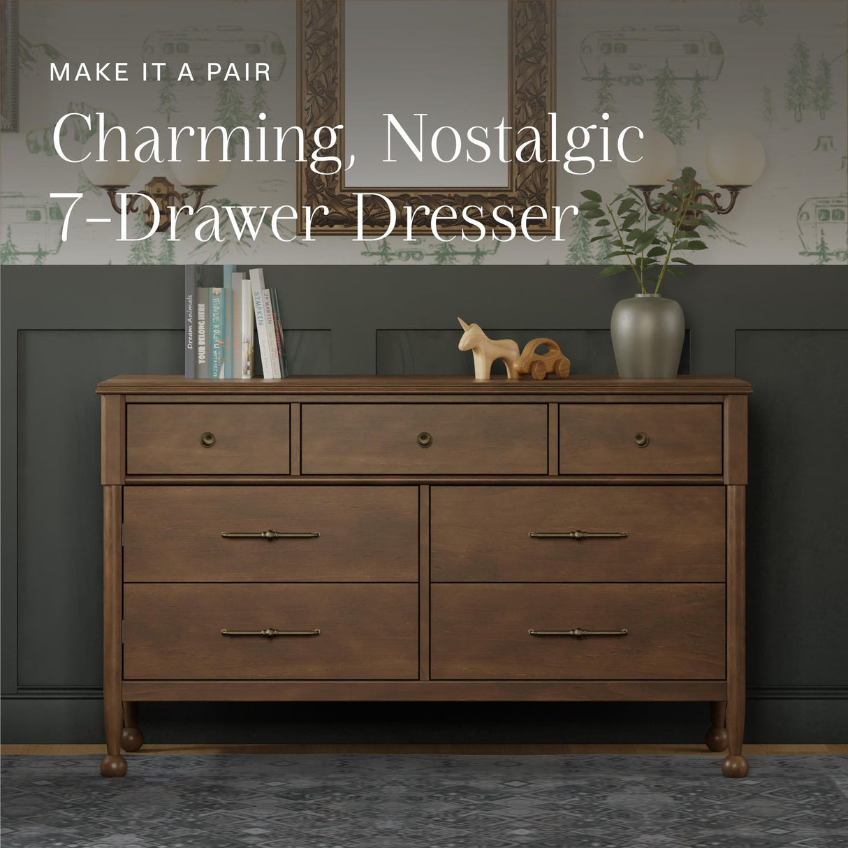 Namesake Alouette 3-in-1 Convertible Spindle Crib