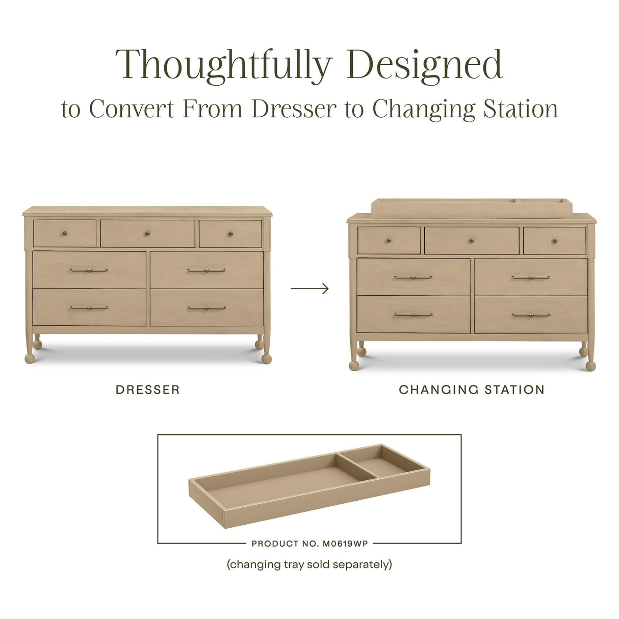 Namesake Alouette 7-Drawer Wide Dresser (56”)