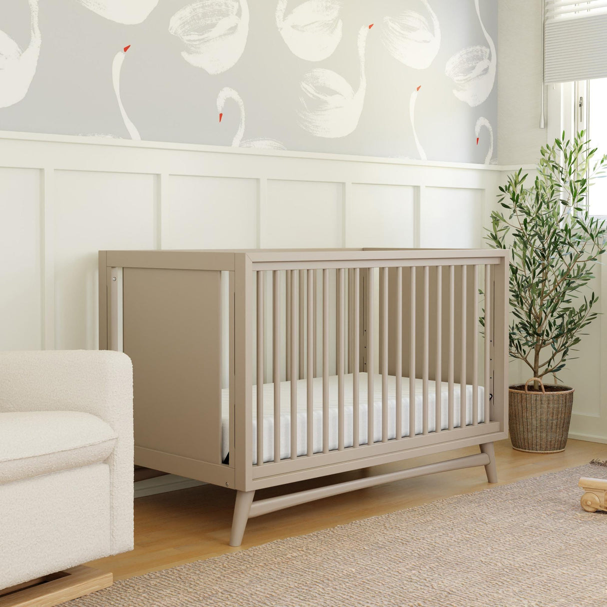 Babyletto Peggy 3-in-1 Convertible Crib with Toddler Bed Conversion Kit