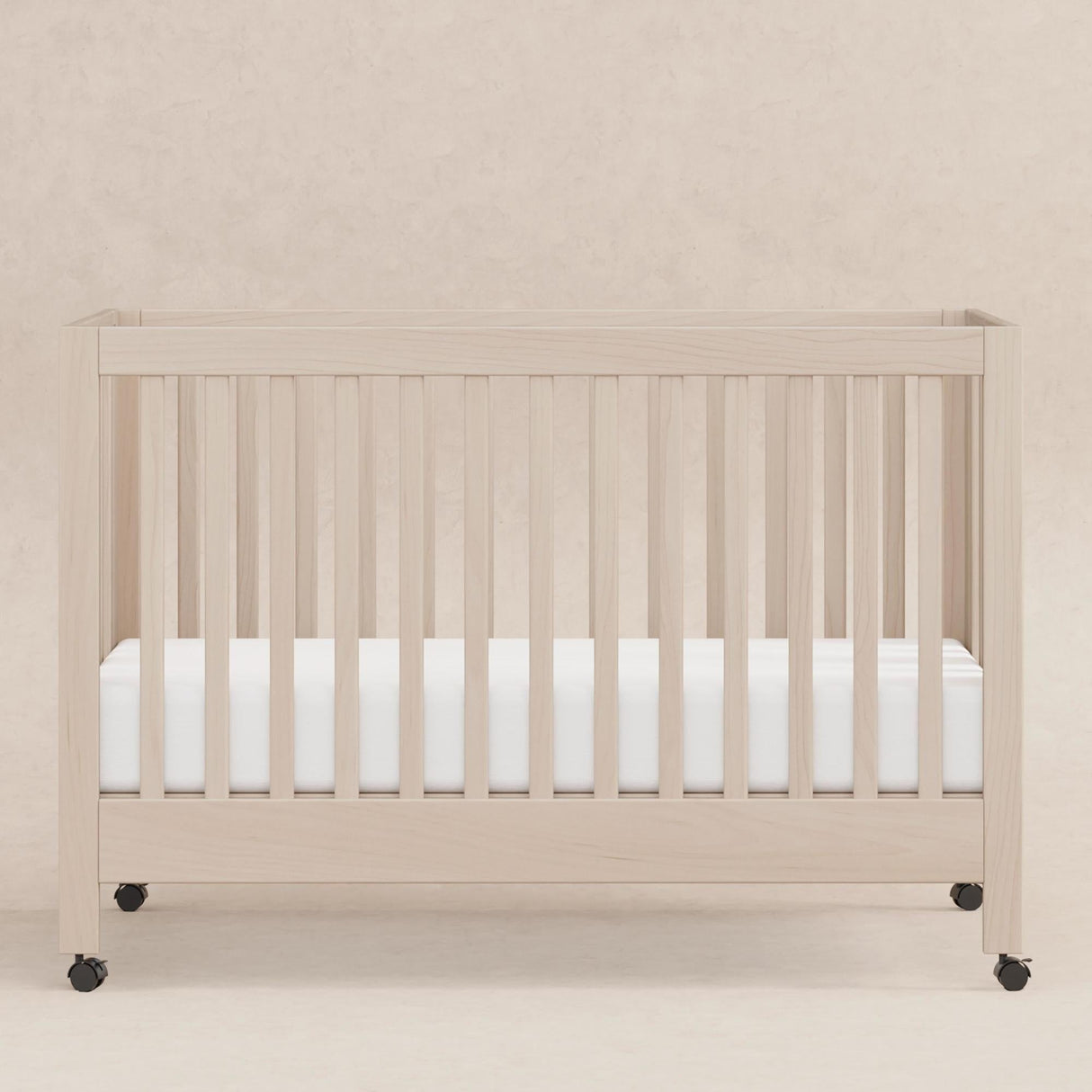 Babyletto Maki Portable Folding Crib with Toddler Bed Conversion Kit
