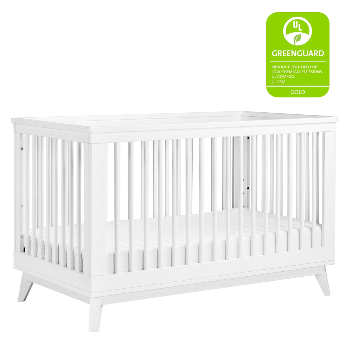 Babyletto Scoot 3-in-1 Convertible Crib with Toddler Bed Conversion Kit