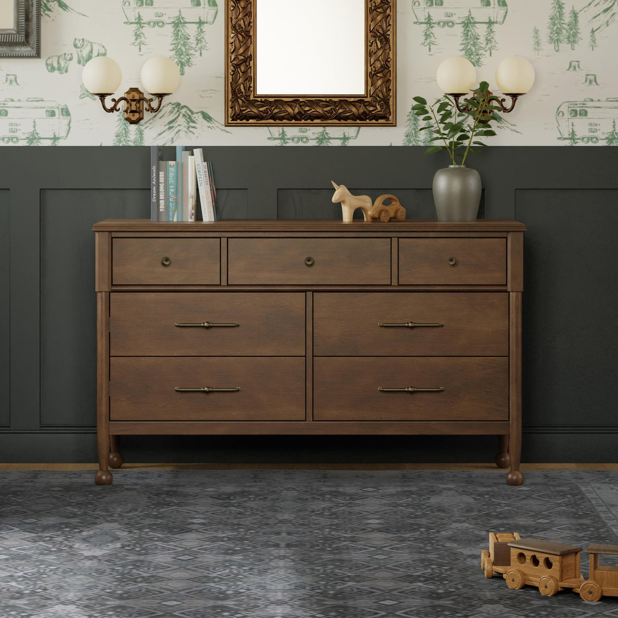 Namesake Alouette 7-Drawer Wide Dresser (56”)