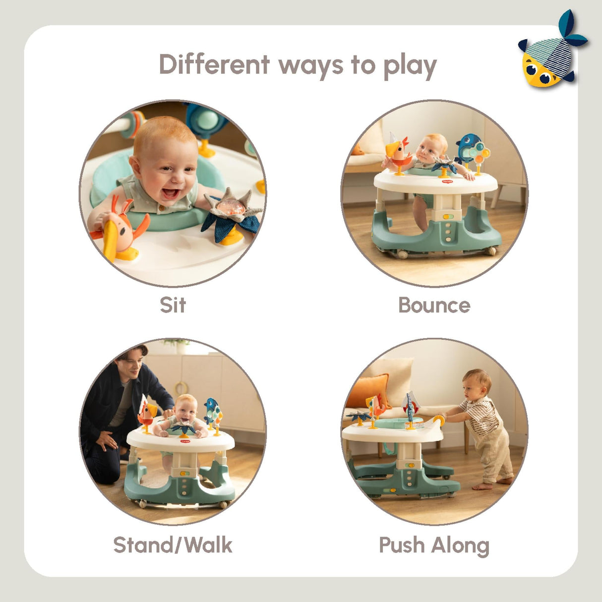 Tiny Love Tiny Mariners 4-in-1 Here I Grow Mobile Activity Center