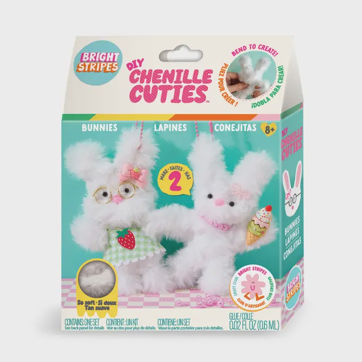 Diy Chenille Cuties Bunnies