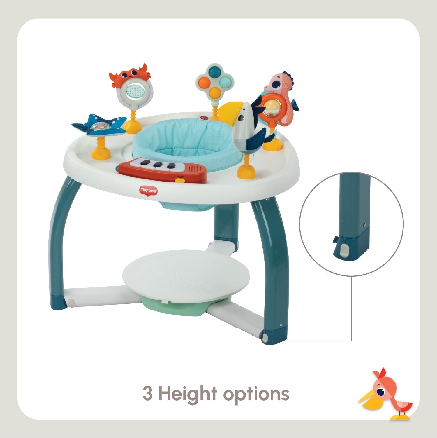 Tiny Love Tiny Mariners 5-in-1 Here I Grow Stationary Activity Center