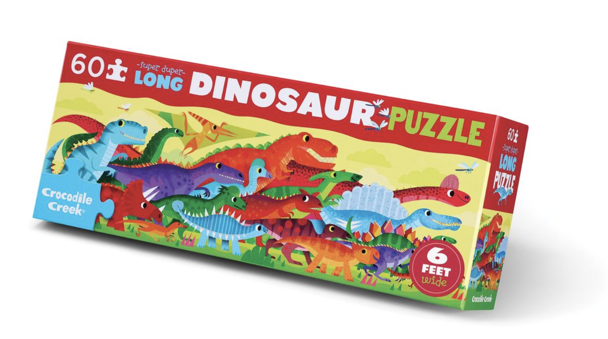 60-Pc Boxed Super Duper Long Puzzle/DinoWorld
