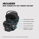Baby Jogger City Select 2 Travel System + Infant Essentials Bundle | Eco Collection