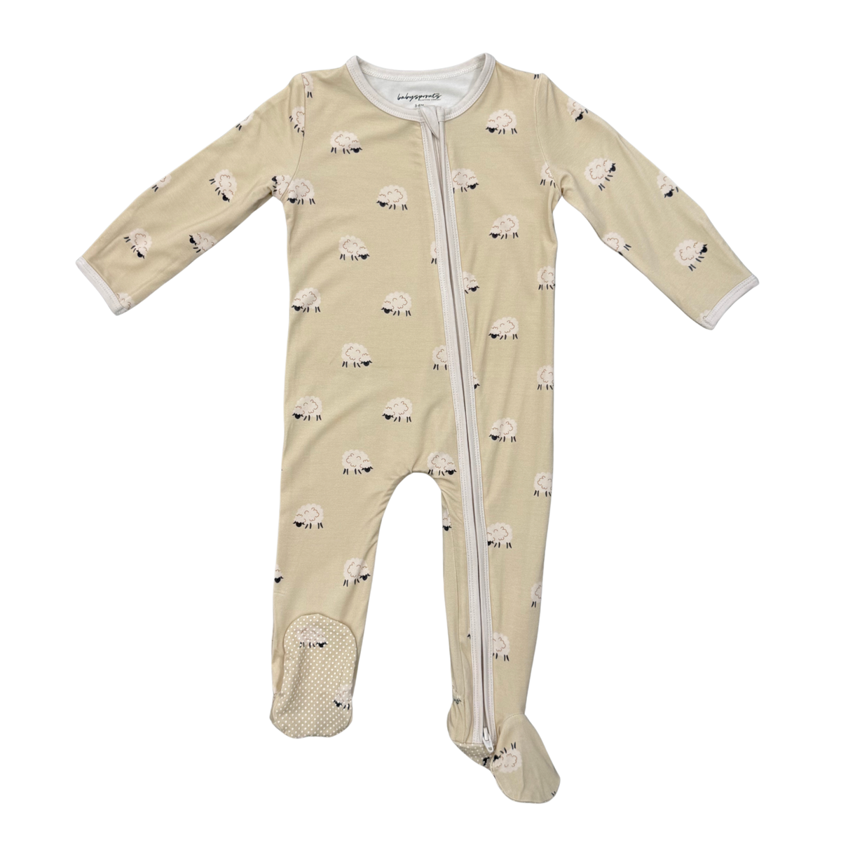 Baby Sprouts Sheep Footie