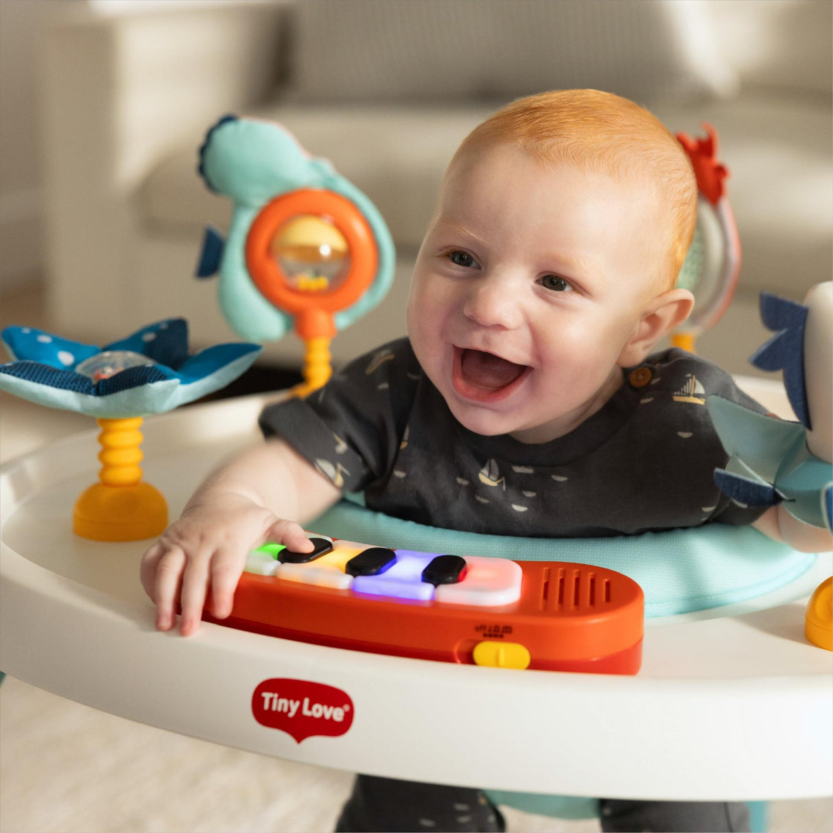 Tiny Love Tiny Mariners 5-in-1 Here I Grow Stationary Activity Center