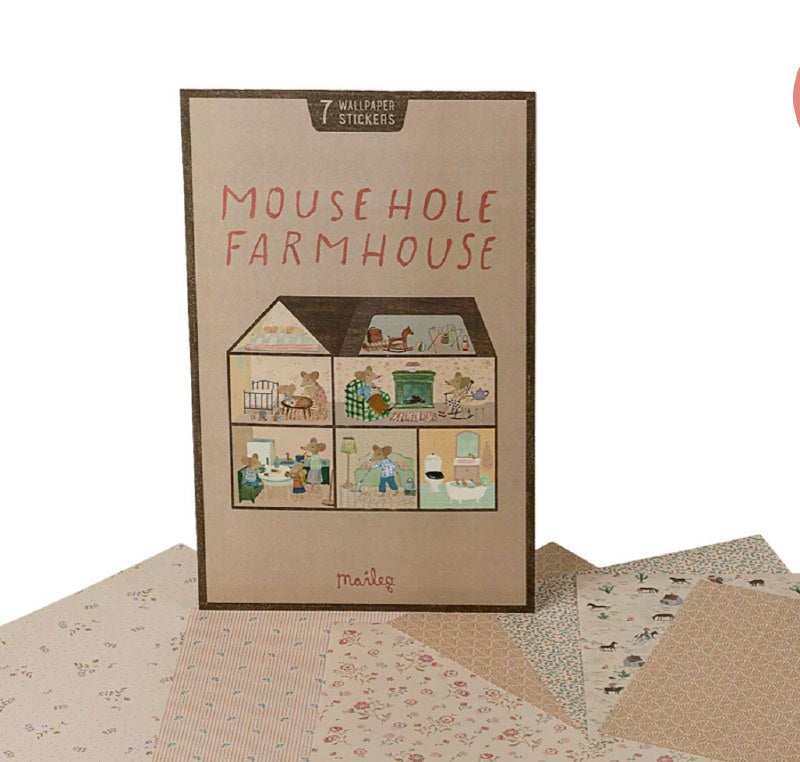 Mousehole Dollhouse Wallpaper
